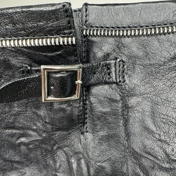 Jimmy Choo Dakar Crinkled Leather Mid Calf Boots -Luxury and Style in Every Step - Picture 6 of 10